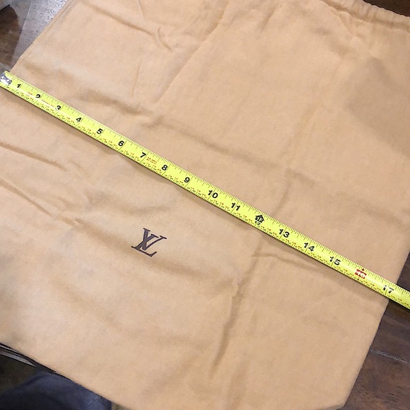 LOUIS VUITTON Drawstring Dust Bags For Alma PM, Looping Shoulder Bag 17”x19”x7” - Picture 6 of 17